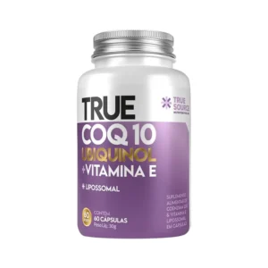 True CoQ10 Ubiquinol, Vitamina E, Lipossomal (60 Caps) - True Source