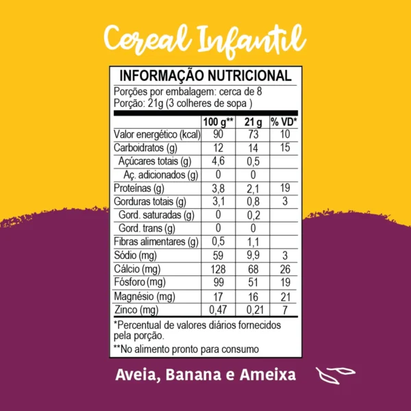 Cereal Infantil (170g) - Papapá - Imagem 2