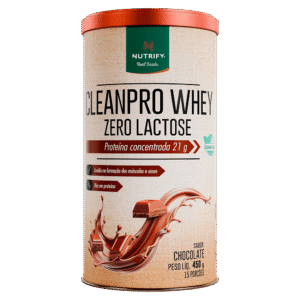 CleanPro Whey Sem Lactose (450g) - Nutrify