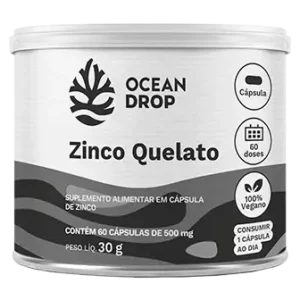Zinco Quelato (60 caps) - Ocean Drop
