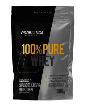 100% Pure Whey (900g) Refil – Probiótica