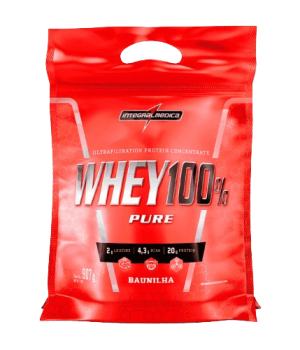 Whey 100% Pure Concentrado (900g) Refil - Integralmedica